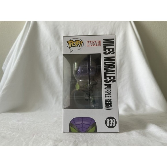 Funko Pop! Spider-Man Miles Morales (Purple Reign) #839 Gamer Verse Marvel - Picture 4 of 5